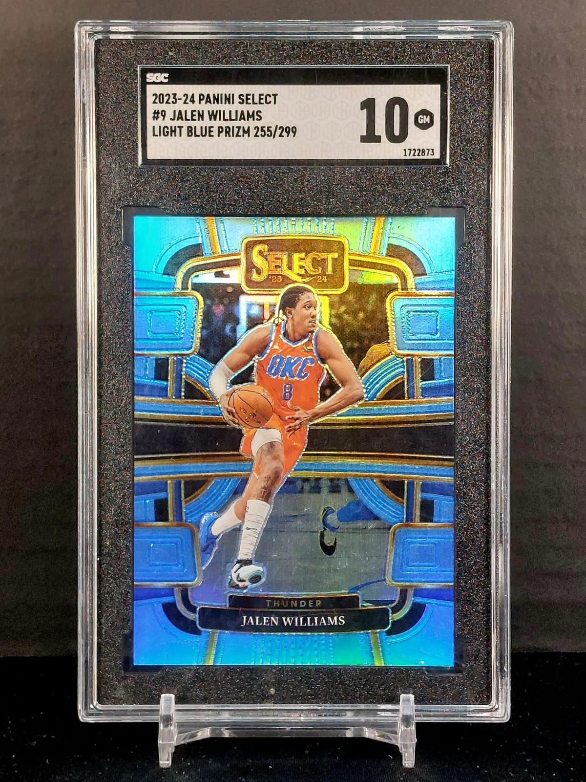 JALEN WILLIAMS (#/299) #9 - 2023-24 Panini Select, Light Blue Prizm /299