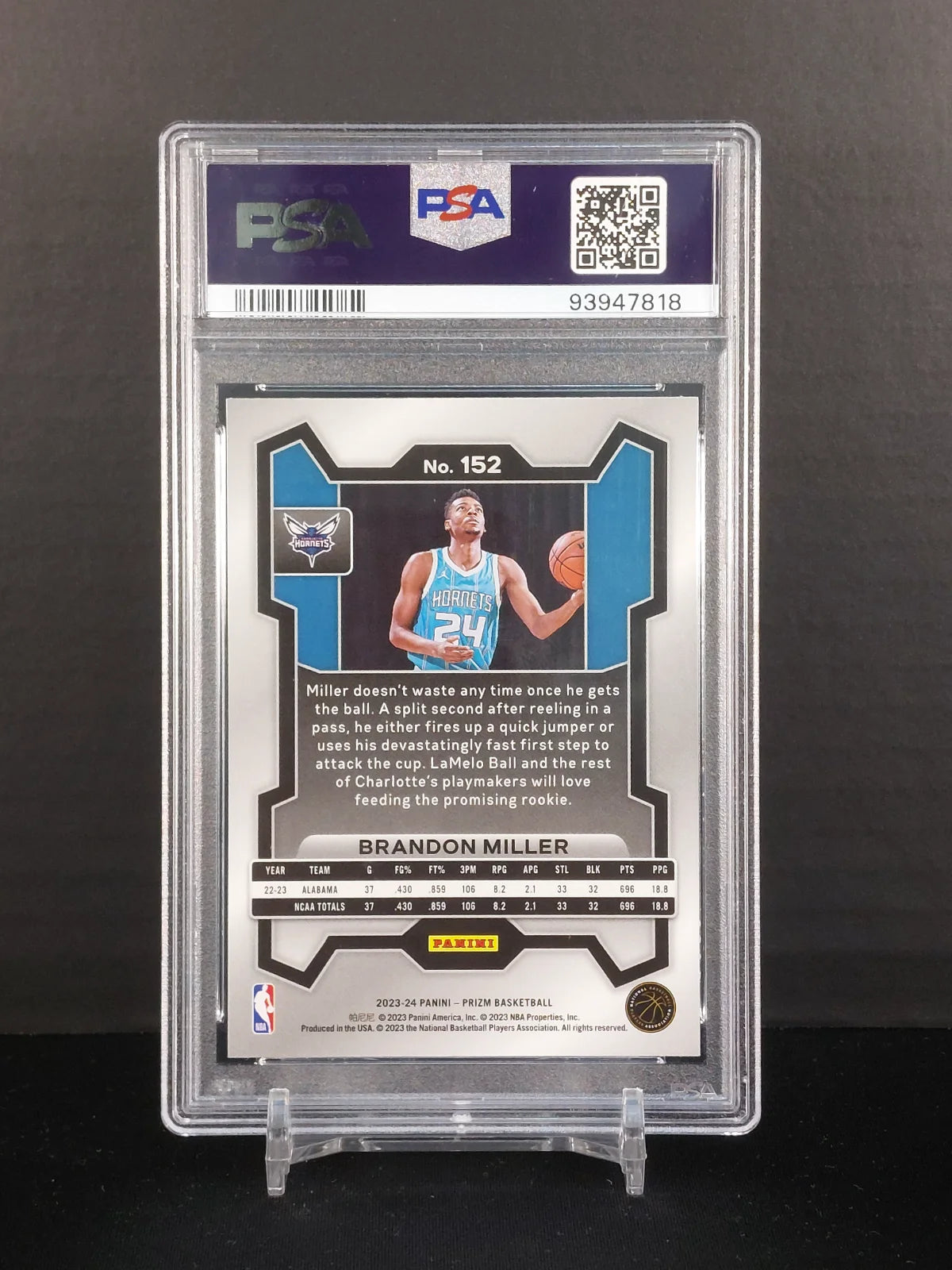 BRANDON MILLER (Rookie) #152 - 2023-24 Panini Prizm