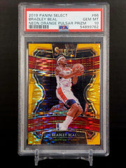 BRADLEY BEAL (#/13) #66 - Panini Select, Neon Orange Pulsar Prizm /13
