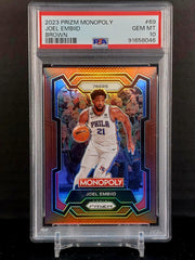 JOEL EMBIID (#/249) #69 - 2023-24 Panini Prizm Monopoly, Brown /249