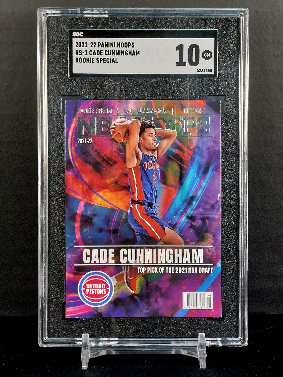 CADE CUNNINGHAM (Rookie) #RS-1 - 2021-22 Panini Hoops, Rookie Special