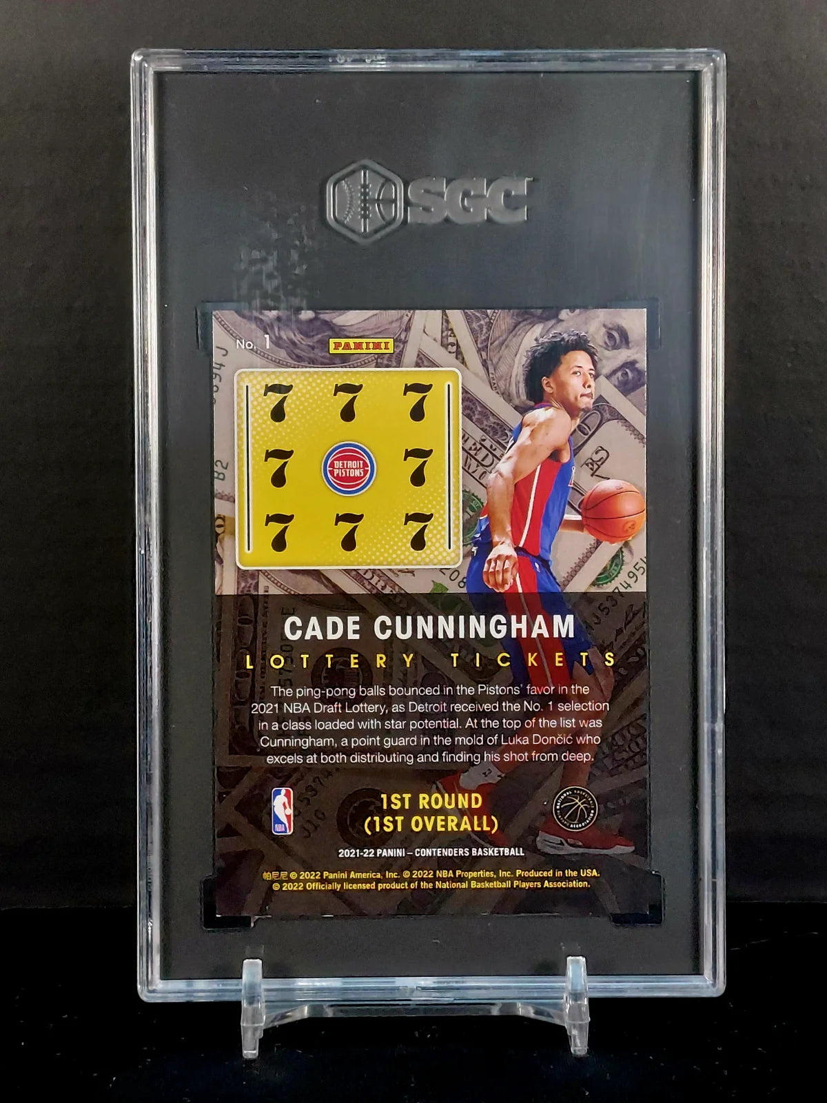 CADE CUNNINGHAM (Rookie) #1 - Panini Contenders, Lottery Tickets Rookie