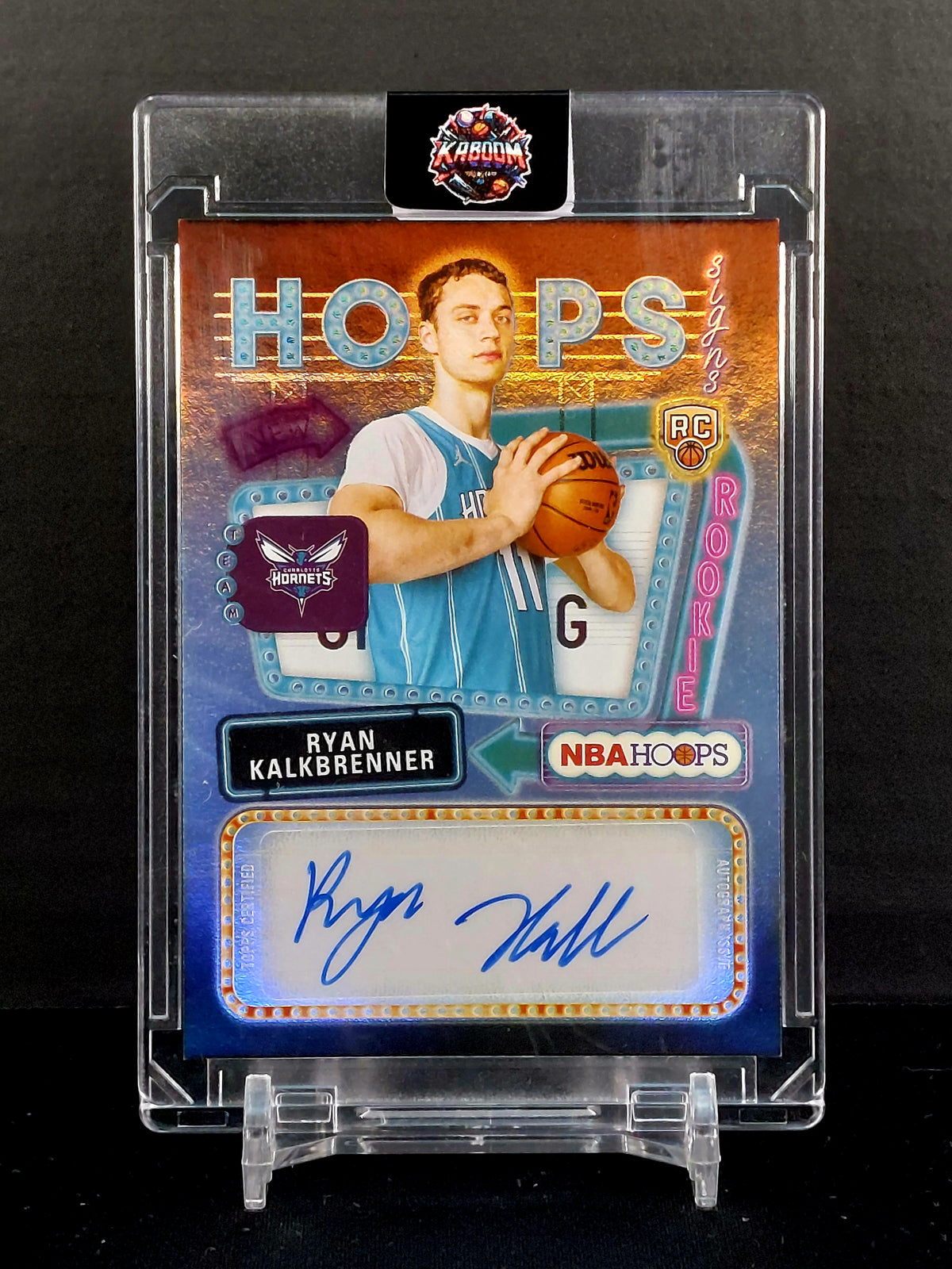 RYAN KALKBRENNER (RC Auto) #HFS-RK - 2025-26 Topps NBA Hoops, Rookie First Signs Autograph