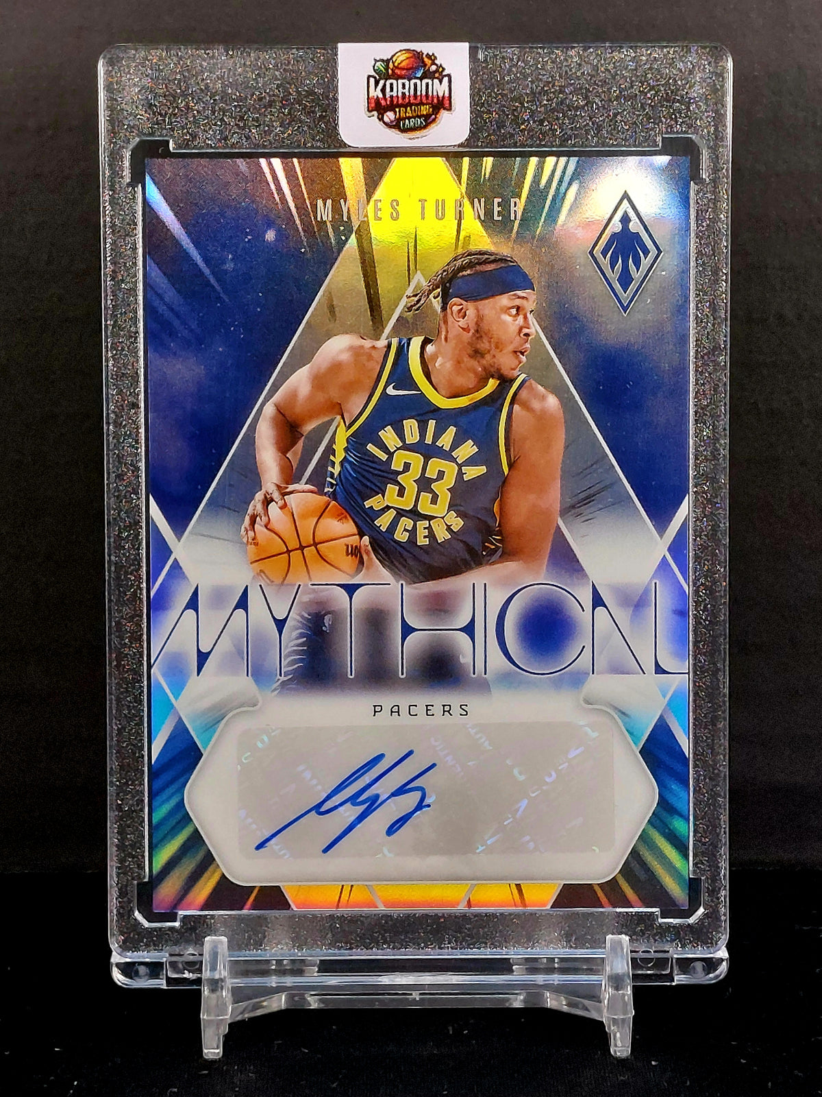 MYLES TURNER (Auto#/99) #MA-MYT - 2023-24 Panini Phoenix, Mythical Autographs/99