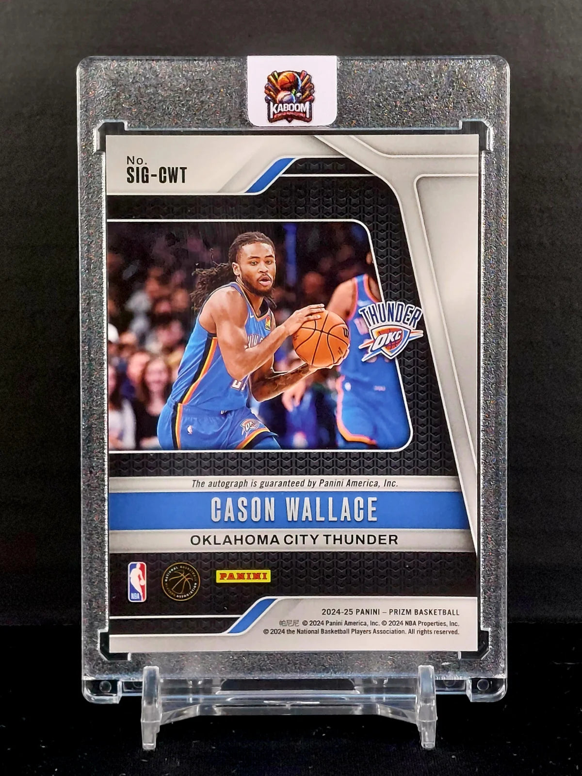 CASON WALLACE (Auto) #SIG-CWT - 2024-25 Panini Prizm, Signatures