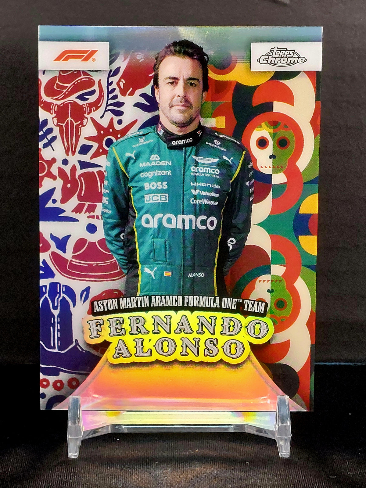 FERNANDO ALONSO #ATM-13 - 2026 Topps Chrome, F1 Austin To Mexico City