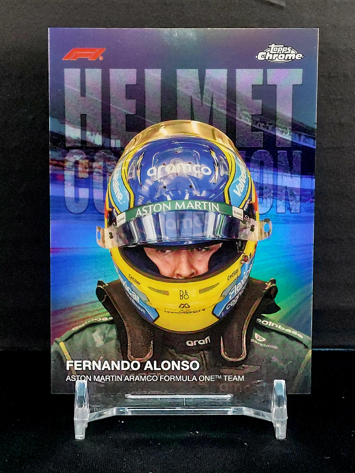 FERNANDO ALONSO #HC-13 - 2026 Topps Chrome, F1, Helmet Collection