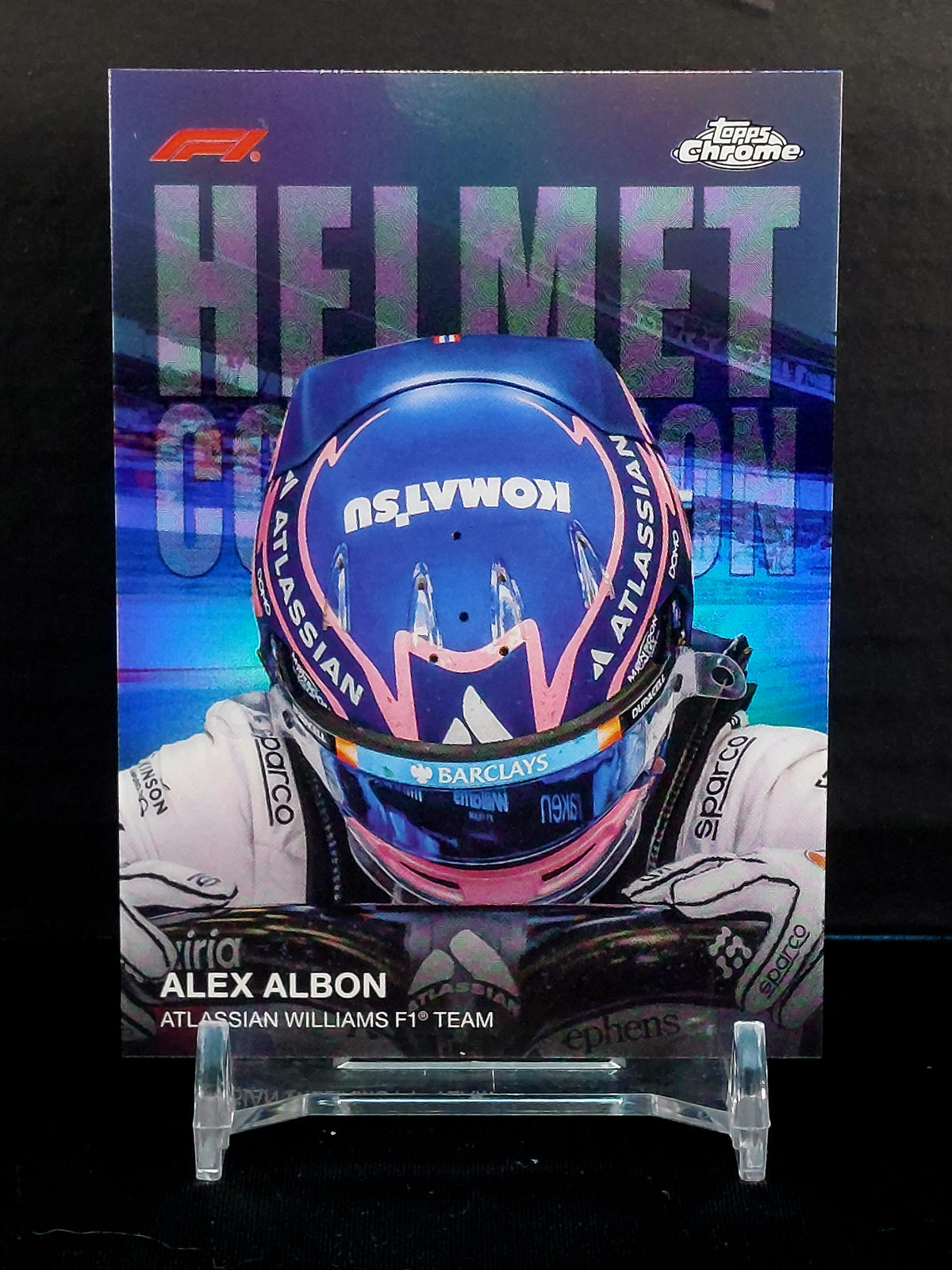 ALEX ALBON #HC-9 - 2026 Topps Chrome F1, Helmet Collection