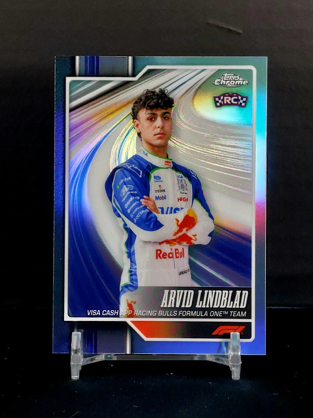 ARVID LINDBLAD (Rookie) #12 - 2026 Topps Chrome F1, Rookie Refractor