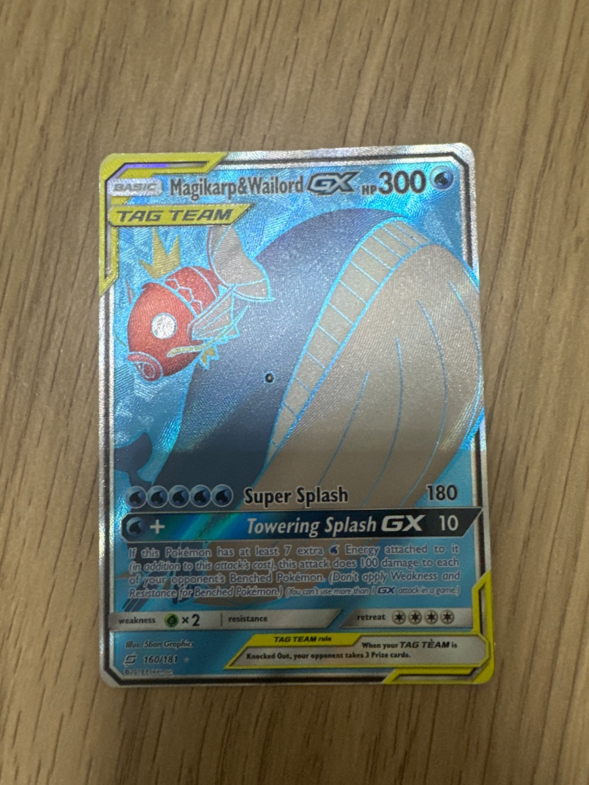 Magikarp & Wailord GX (Full Art) 160 (Team Up)