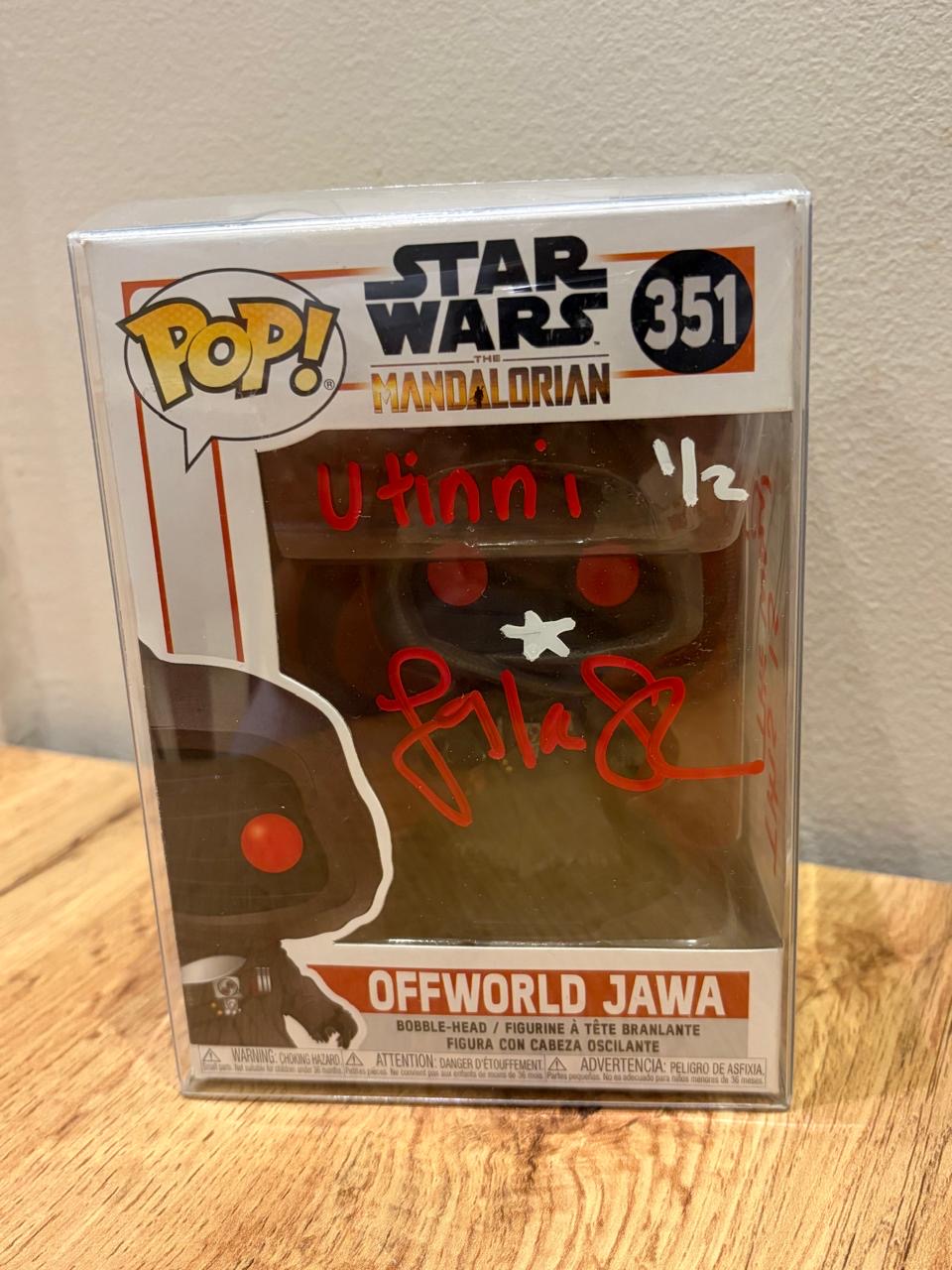 Funko Pop! Vinyl: Offworld Jawa #351 -1/2 Signed By Leilani Shiu CCXP BCC 2022