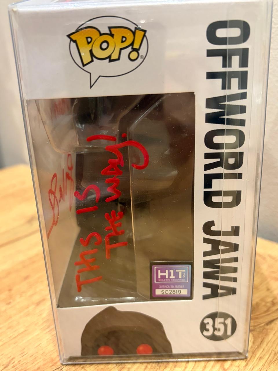 Funko Pop! Vinyl: Offworld Jawa #351 -1/2 Signed By Leilani Shiu CCXP BCC 2022