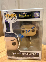 ALAQUA COX SIGNED MAYA LOPEZ HAWKEYE FUNKO POP