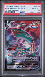 Rayquaza VMAX TG20/TG30 (Silver Tempest Trainer Gallery) — PSA 10