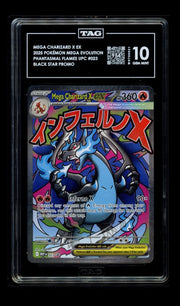 Mega Charizard X ex 023 (Mega Evolution Promos) — TAG 10
