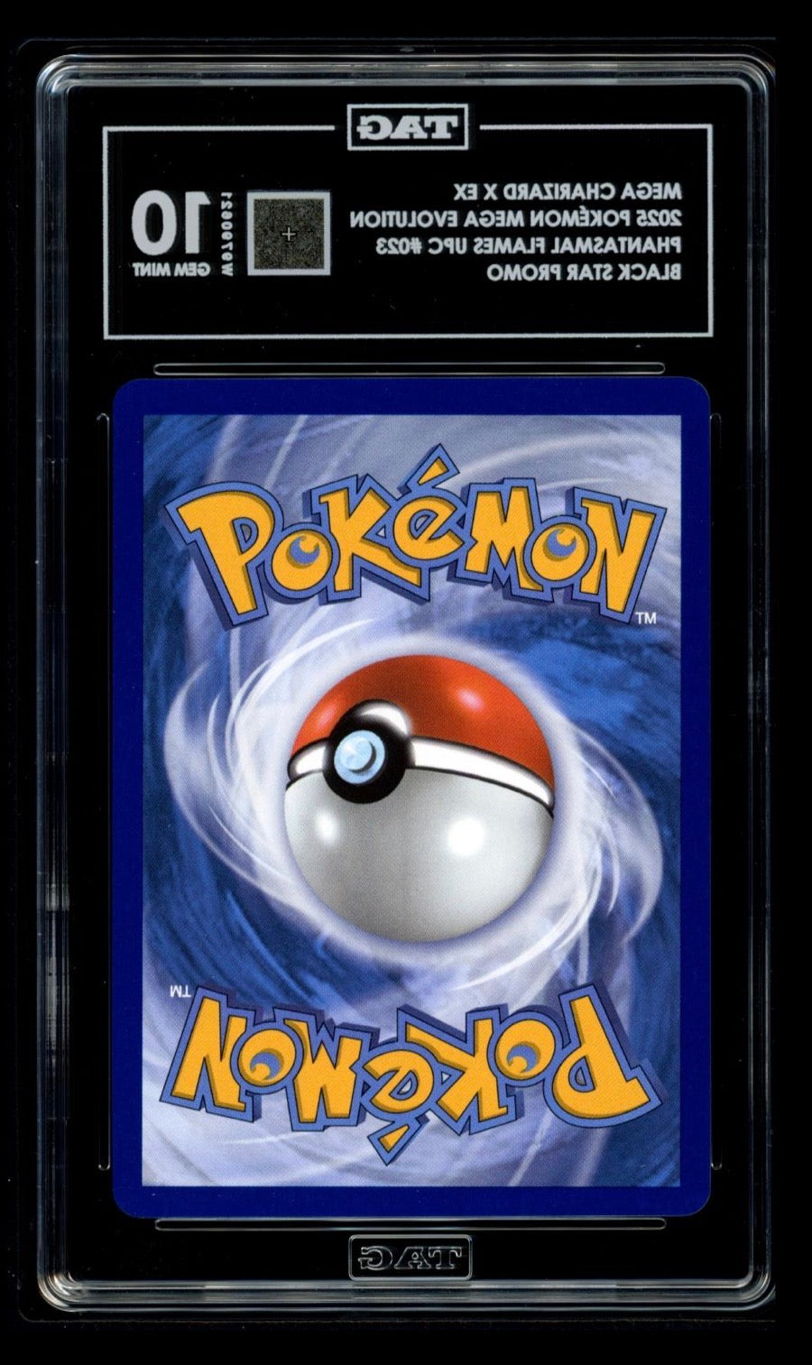 Mega Charizard X ex 023 (Mega Evolution Promos) — TAG 10