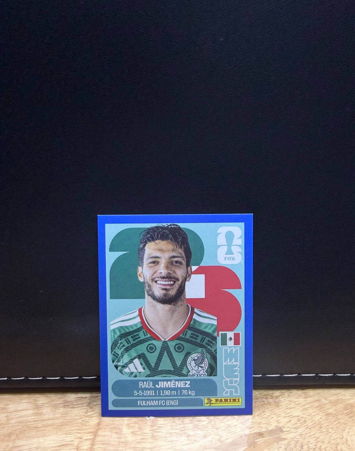 Panini FIFA World Cup 2026 Sticker MEX17 Jimenez  Mexico Blue Parallel Jimenez