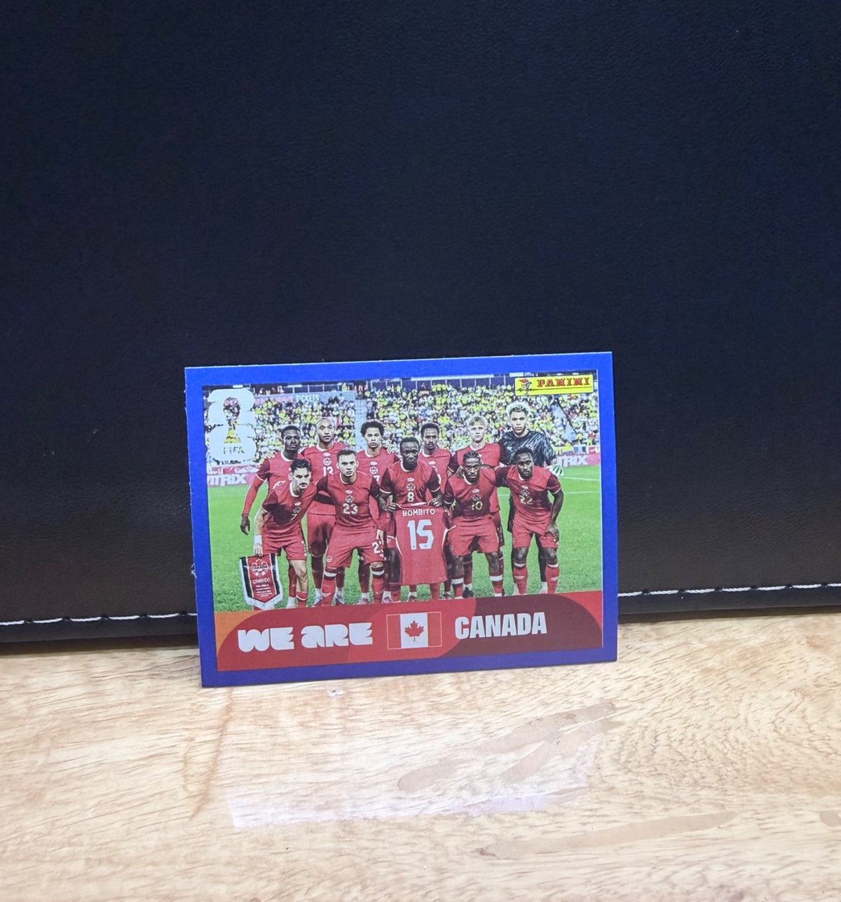 Panini FIFA World Cup 2026 Sticker CAN13 We Are Canada Team Blue Parallel