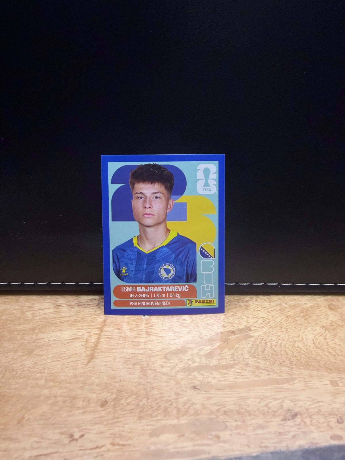 Panini FIFA World Cup 2026 Sticker BIH15 Esmir Bajraktarevic Parallel