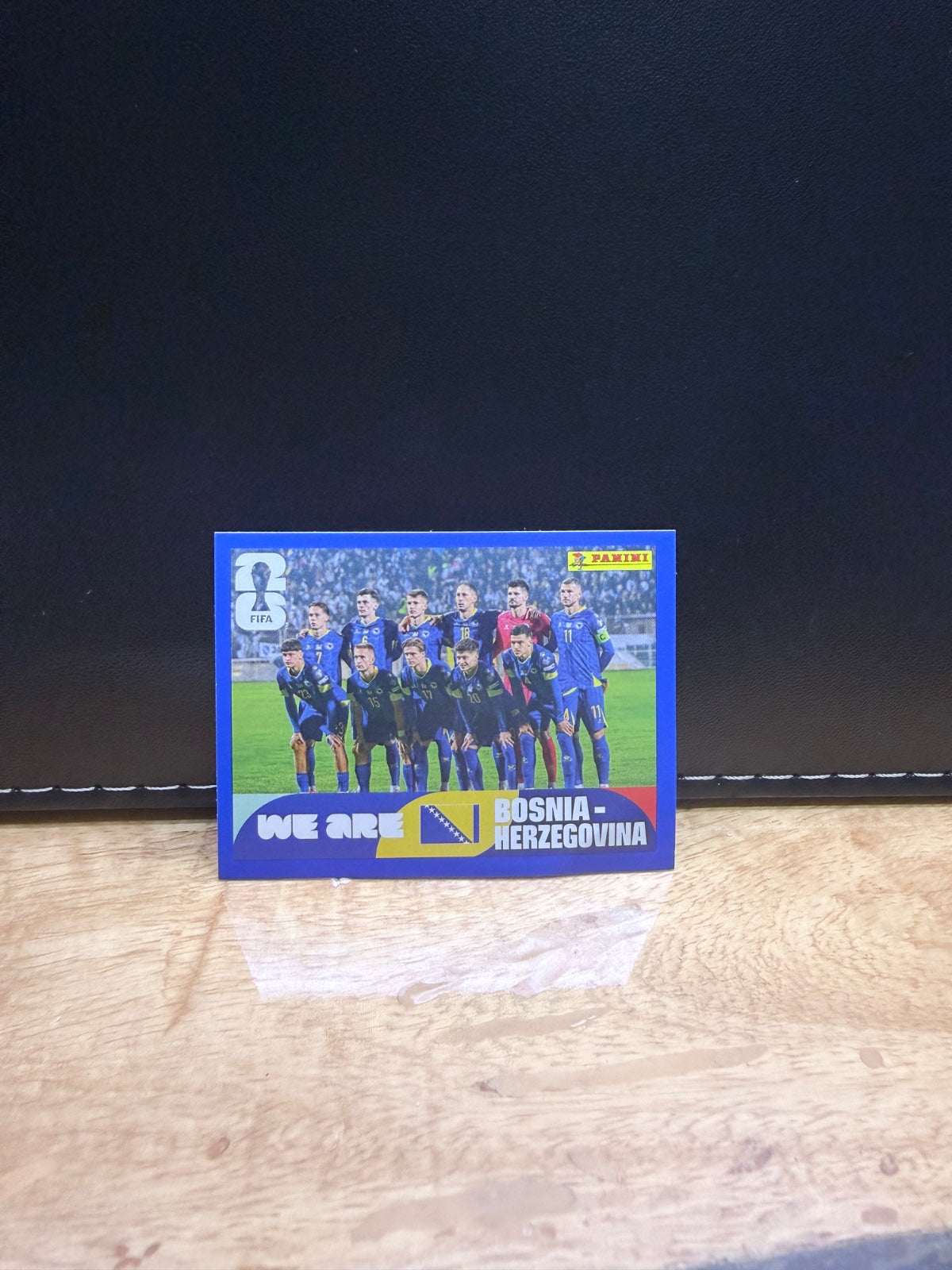 Panini FIFA World Cup 2026 Sticker BIH13 Blue Parallel