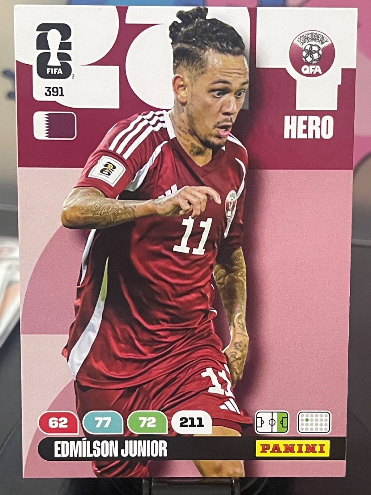Edmílson Junior Qatar Hero, Panini FIFA World Cup 2026 Adrenalyn XL