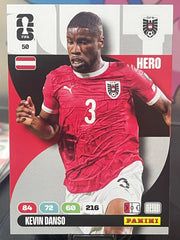 Panini FIFA World Cup 2026 Adrenalyn XL Kevin Danso Austria Hero trading card (#50)