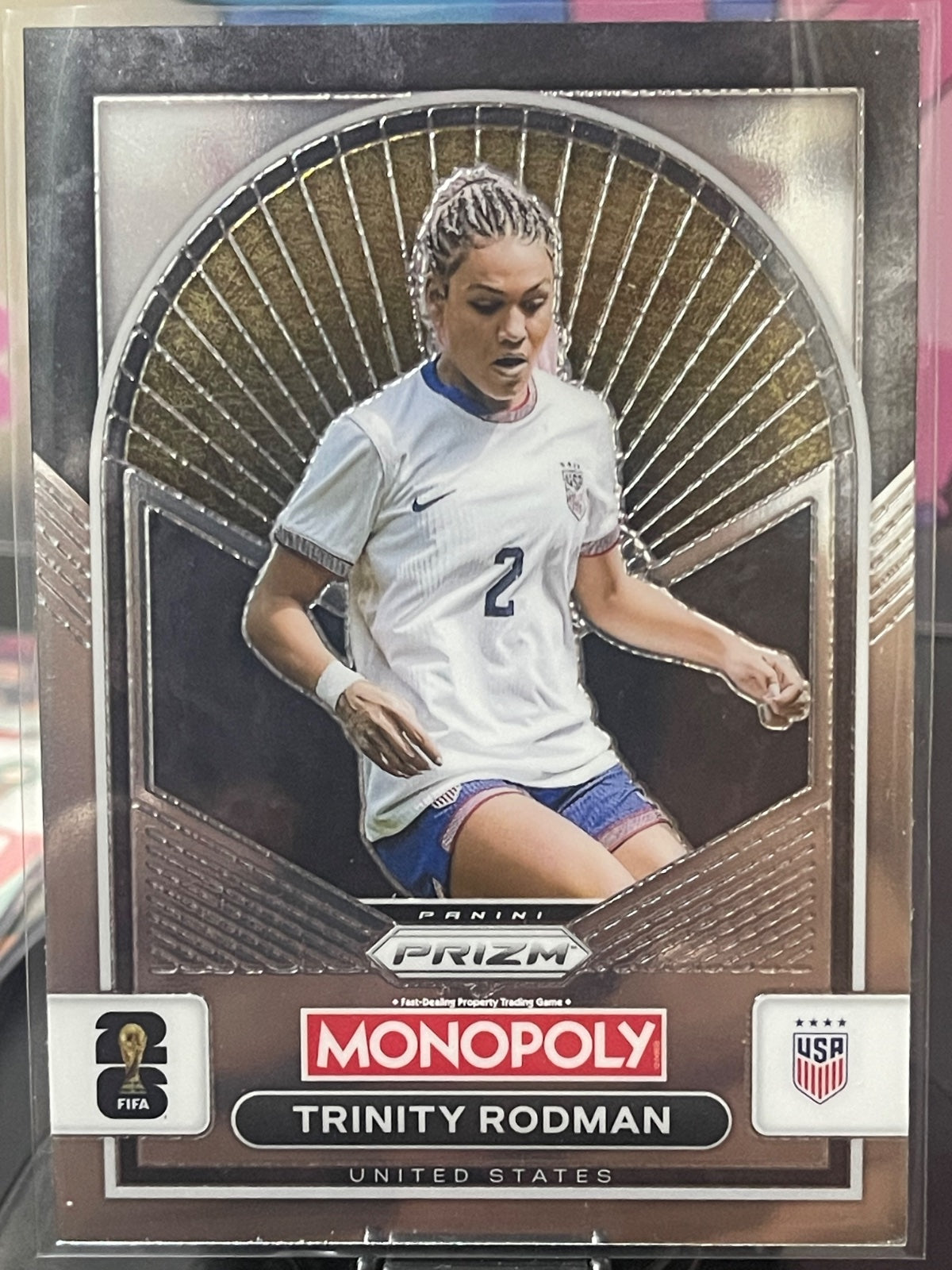Trinity Rodman  (#94)  Panini Monopoly Prizm FIFA World Cup 2026