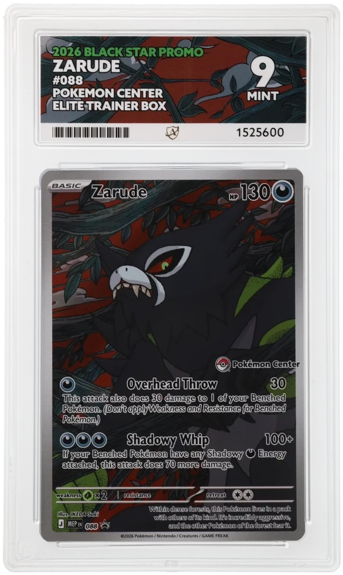 Zarude (Pokemon Center Exclusive) 088 (Mega Evolution Promos) — ACE 9