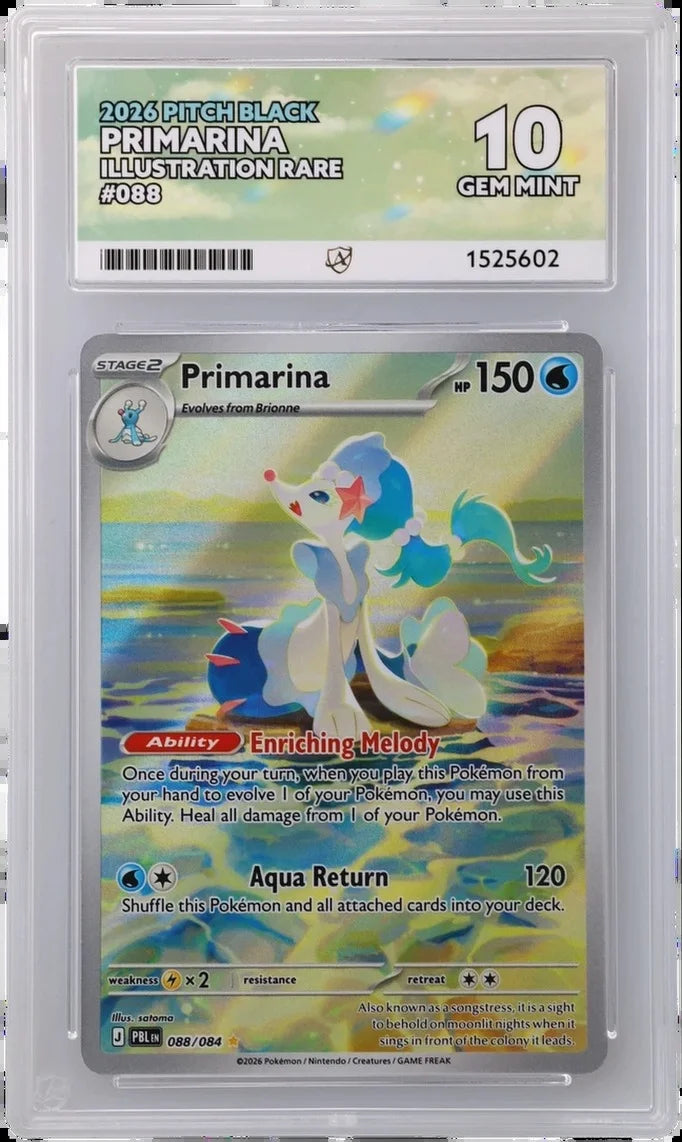 Primarina 088/084 (Pitch Black) — ACE 10