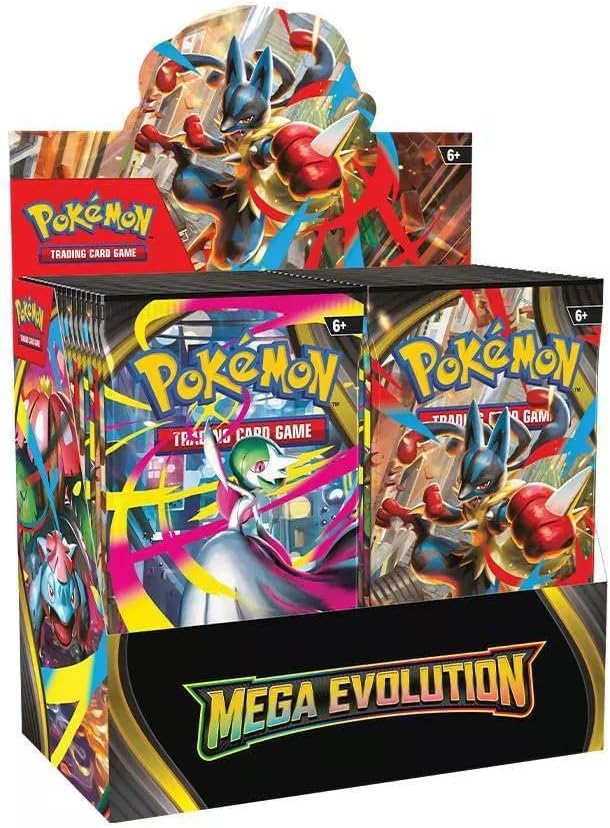 Pokémon Trading Card Game: Mega Evolution Booster Display