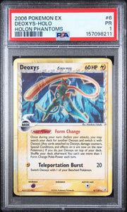 Deoxys (Delta Species) 6 · Holofoil (EX Holon Phantoms) — PSA 1