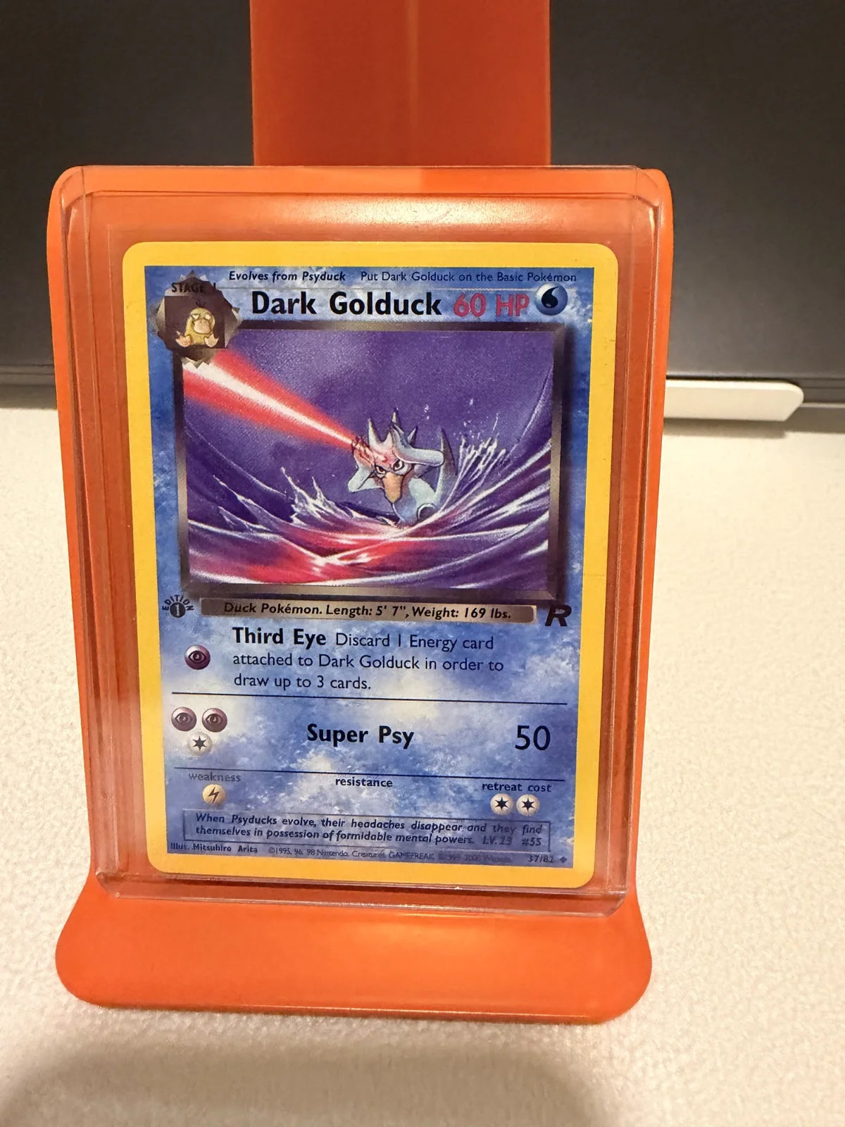 Dark Golduck 37 · Team Rocket - 1st Edition Vintage