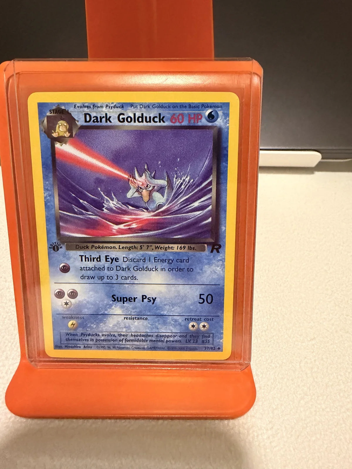 Dark Golduck 37 · Team Rocket - 1st Edition Vintage