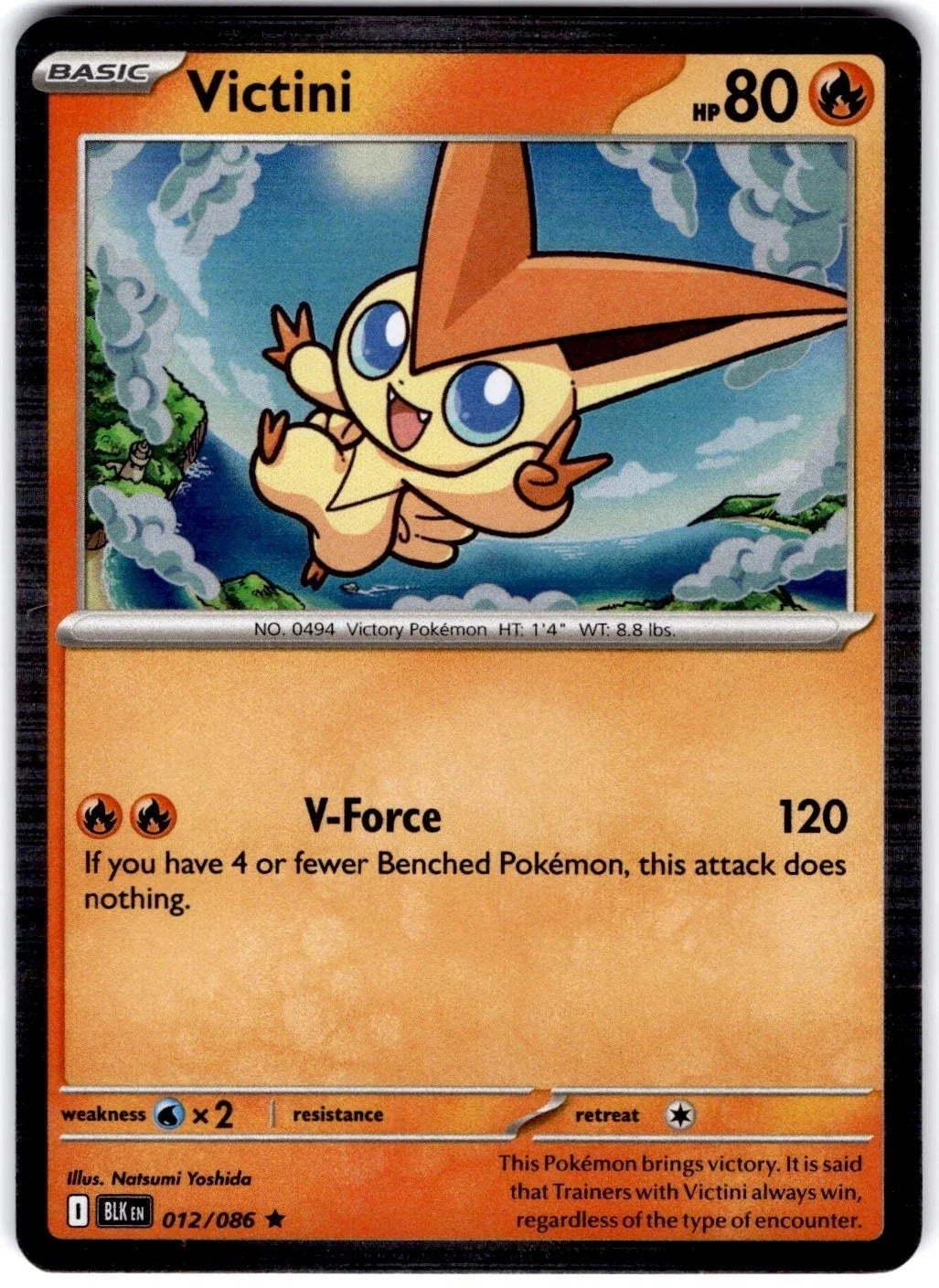 Victini 012/086 · Holofoil (Black Bolt)