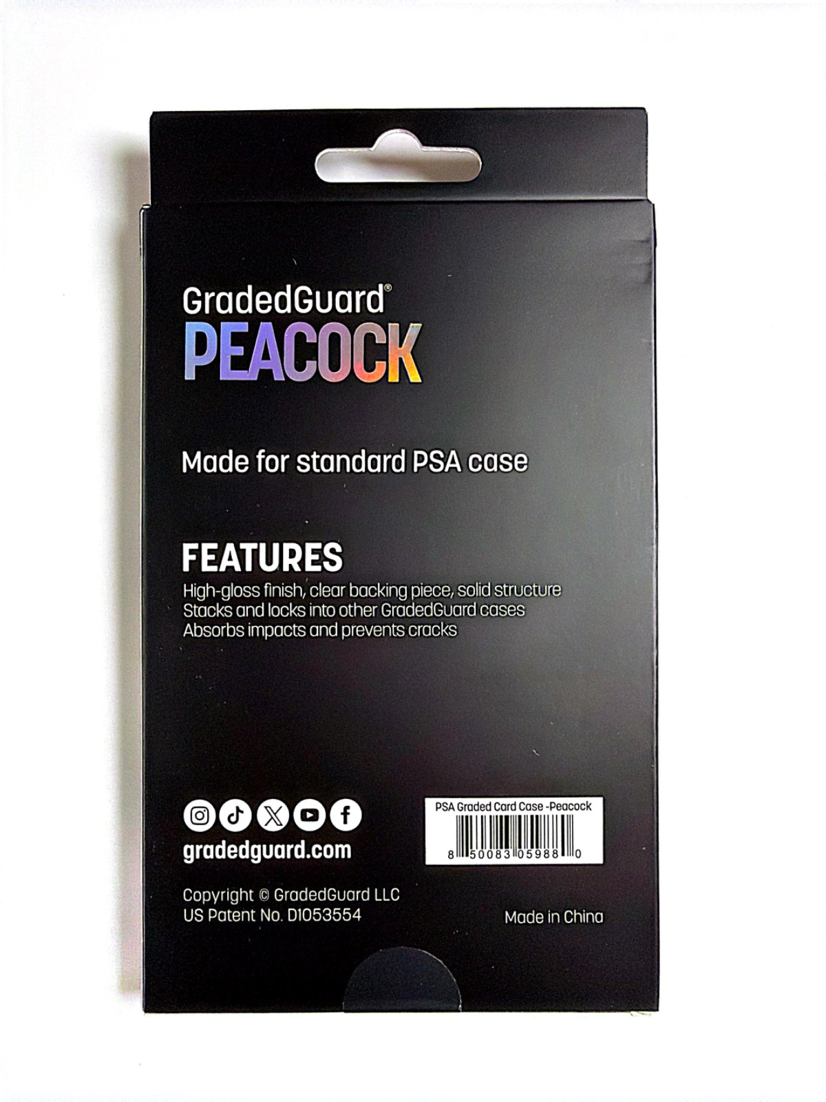 GradedGuard Peacock - PSA Graded Card Protector - Limited Edition 1/5000 (Unopened)