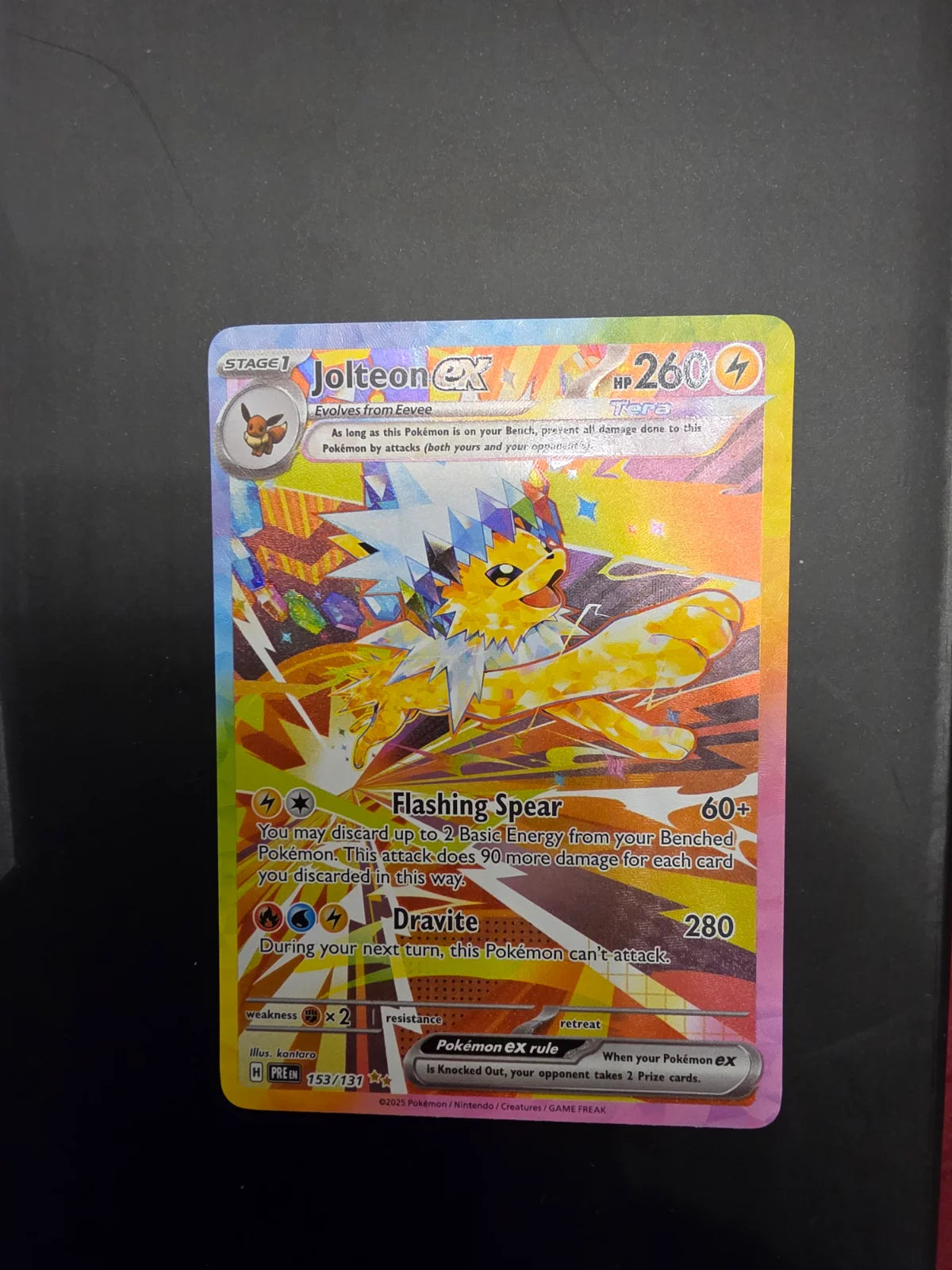 Jolteon ex 153/131 (Prismatic Evolutions)