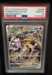 Mewtwo VSTAR GG44/GG70 (Crown Zenith: Galarian Gallery) — PSA 10