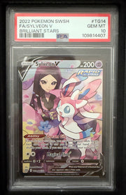 Sylveon V TG14/TG30 (Brilliant Stars Trainer Gallery) — PSA 10