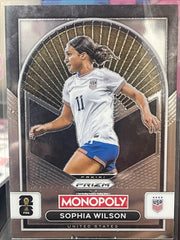 2026 Panini Prizm Monopoly FIFA World Cup Sophia Wilson #95 (Base/Silver)
