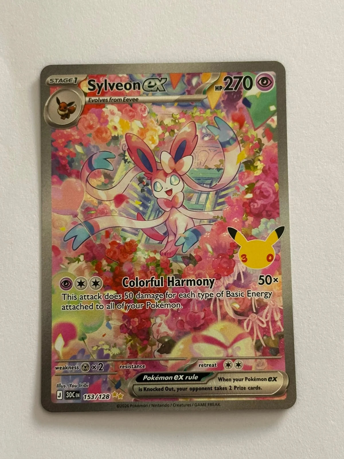 Sylveon ex 153/128 (30th Celebration)