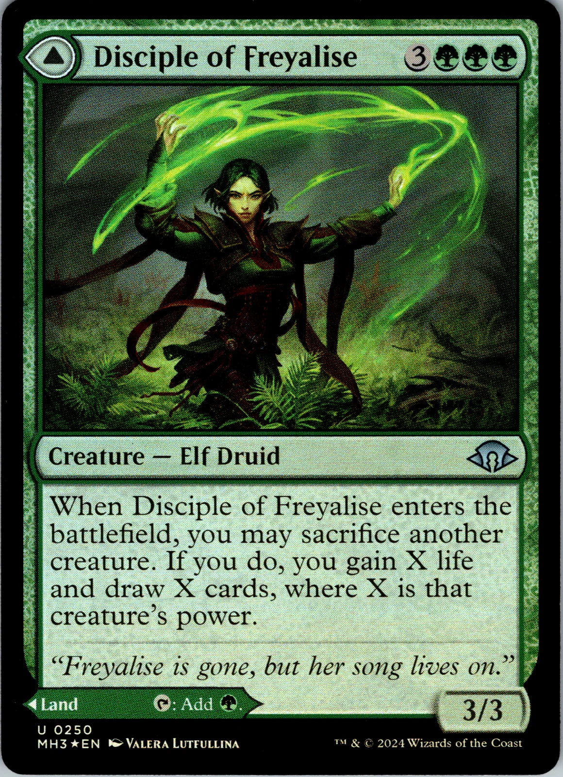 Disciple of Freyalise 250 · Foil (Modern Horizons 3)