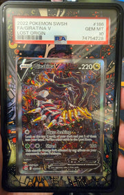 Giratina V (Alternate Full Art) 186/196 (Lost Origin) — PSA 10