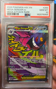 Mega Gengar ex 269/217 (Ascended Heroes) — PSA 10