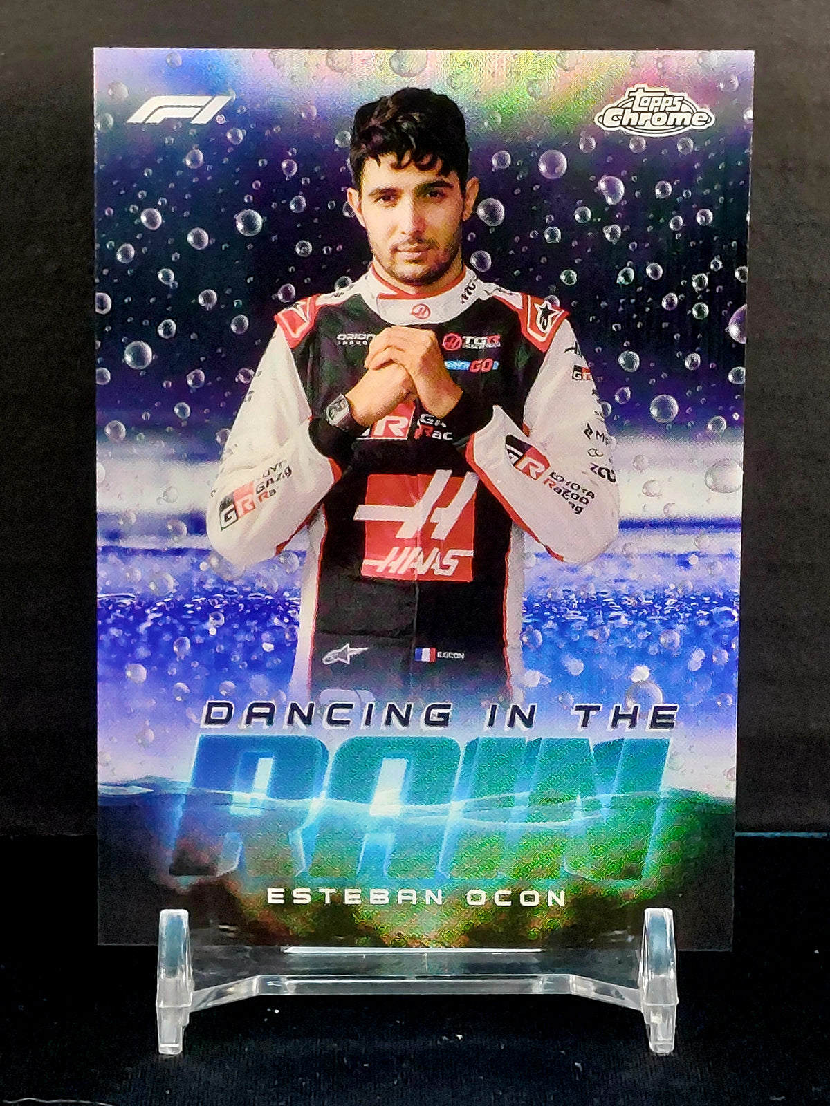 ESTEBAN OCON #DITR-16 - 2026 Topps Chrome F1, Dancing In The Rain