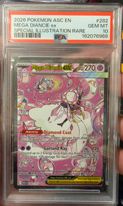 Mega Diancie ex 282/217 (Ascended Heroes) — PSA 10