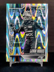 LANDO NORRIS #152 - 2026 Topps Chrome F1, Award Winners Raywave Refractor