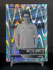 MATTIA BINOTTO #198 - 2026 Topps Chrome F1, Team Principle Raywave Refractor