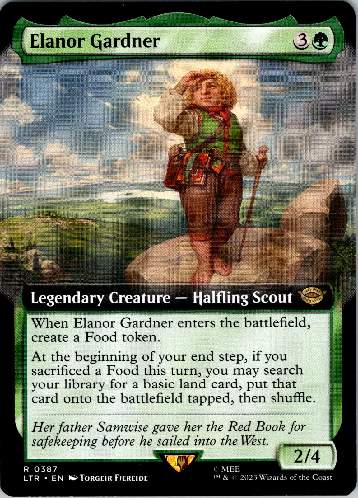 Elanor Gardner (Extended Art) 387 (Universes Beyond: The Lord of the Rings: Tales of Middle-earth)