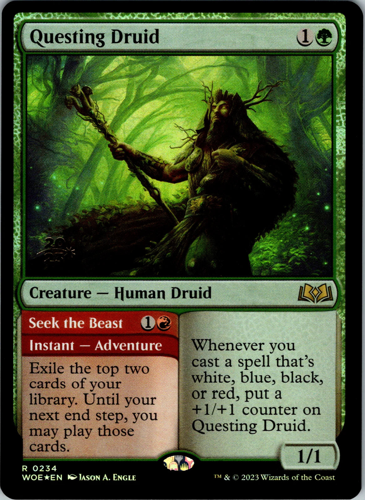 Questing Druid 234 (Prerelease Cards)