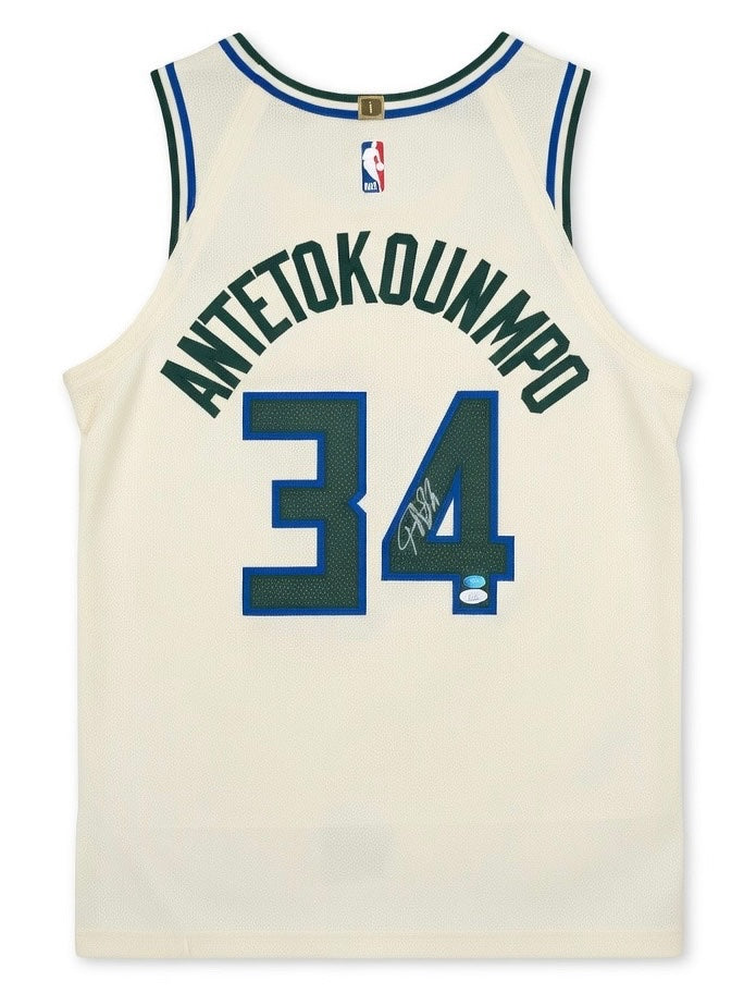 Nike Vaporknit Authentic City Edition Giannis Antetokounmpo Signed Jersey